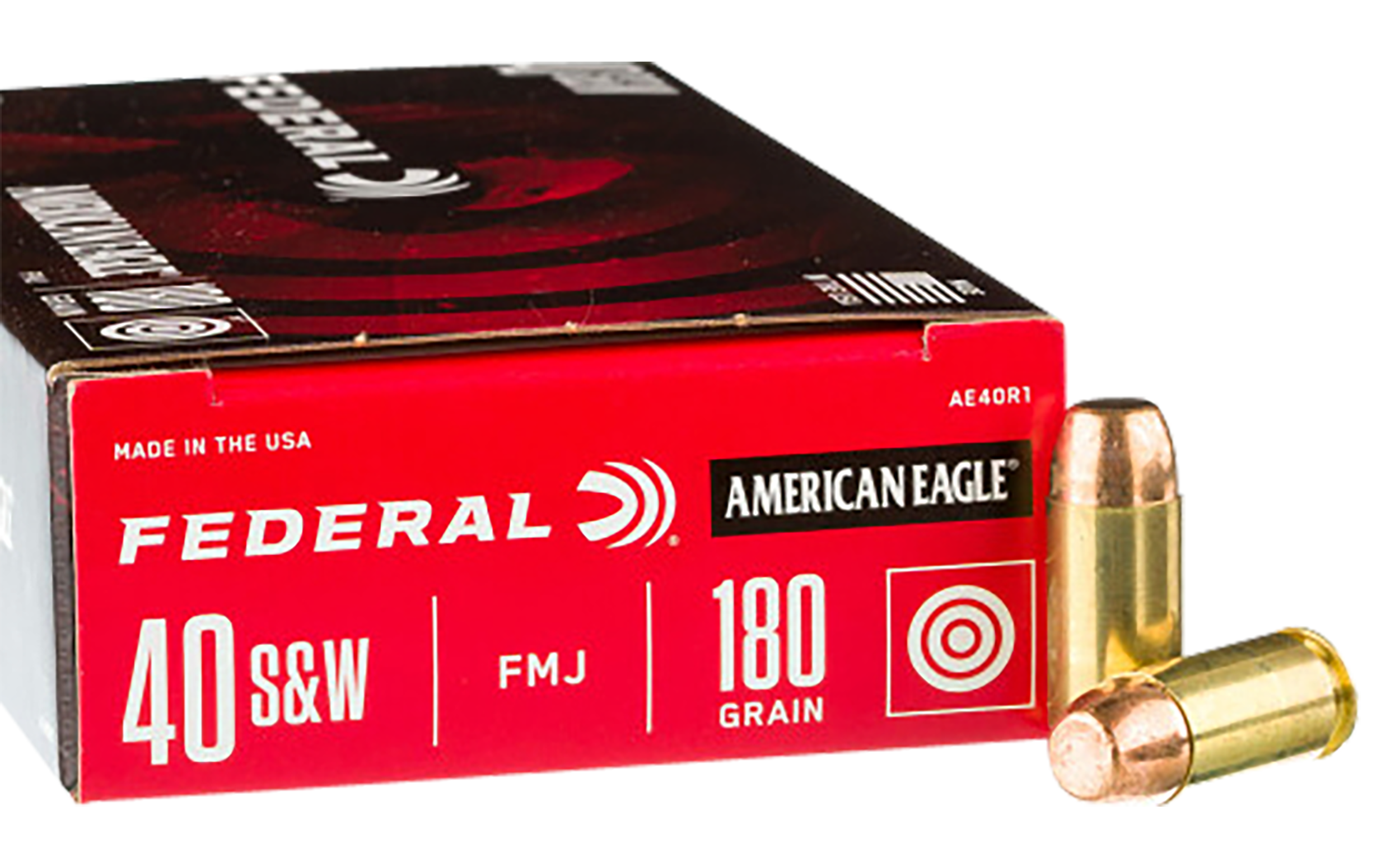 Federal .40 S&W Champion Training Full Metal Jacket 180 Grain 400/Box