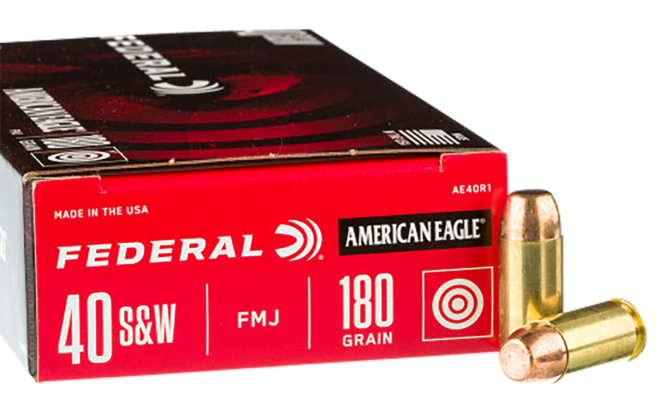 Federal .40 S&W Champion Training Full Metal Jacket 180 Grain 400/Box
