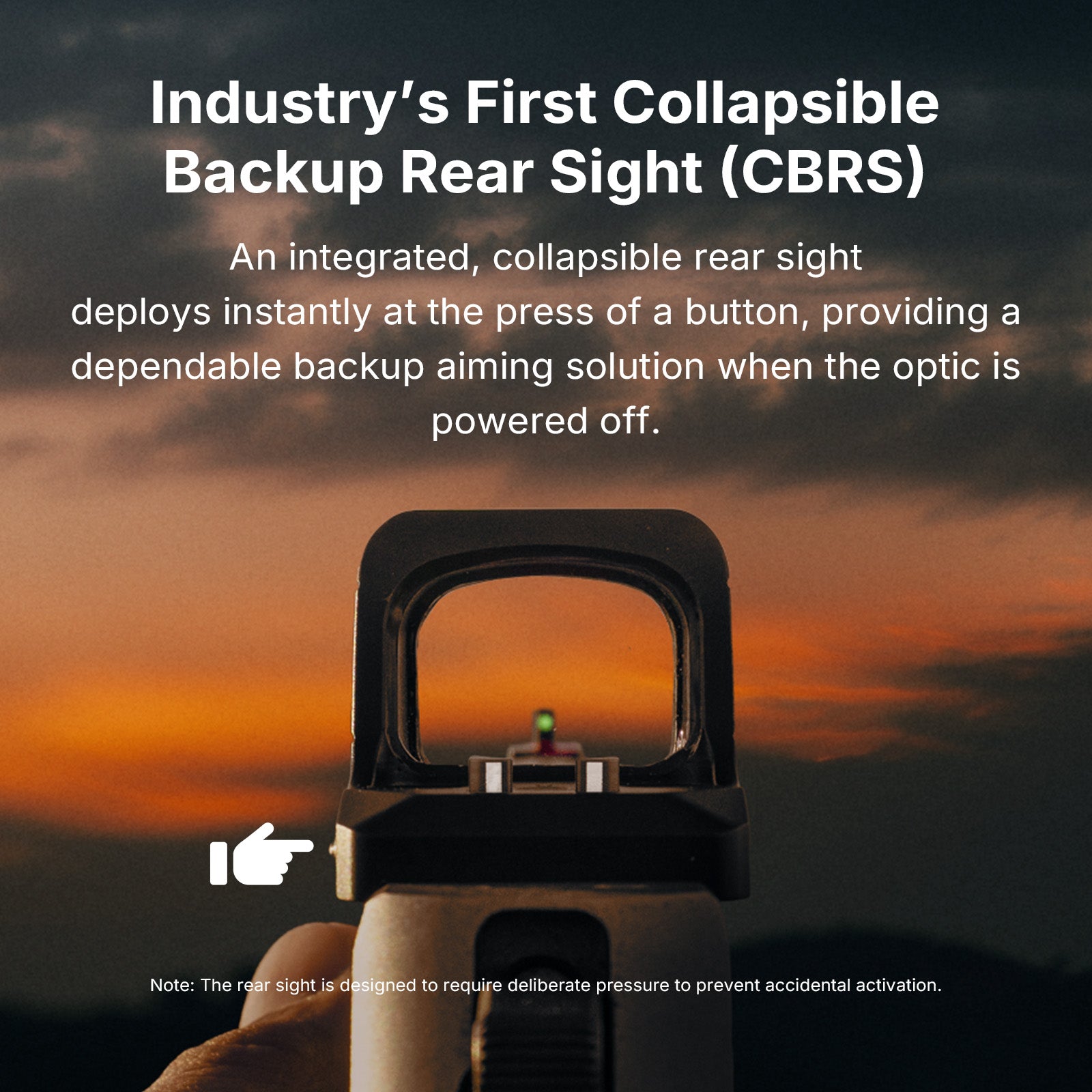 Osight XR Enclosed Emitter Red Dot 2/6+32 MOA Multi-Reticle Magnetic Charging Cover RMR Footprint