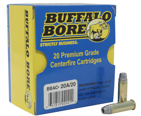 Buffalo Bore .38 Special Heavy Soft Cast Hollow Point 158 Grain 20/Box