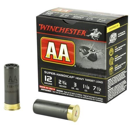 Winchester 12 Gauge AA Super Handicap Heavy Target #7.5 1-1/8 oz 2.75 in 25/Box [Item 5663]