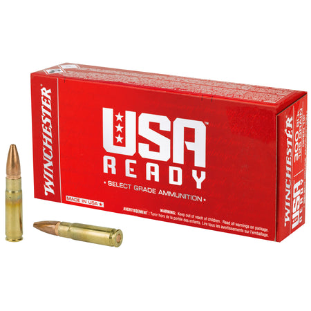Winchester .300 AAC Blackout USA Ready Open Tip Range 125 Grain 20/Box