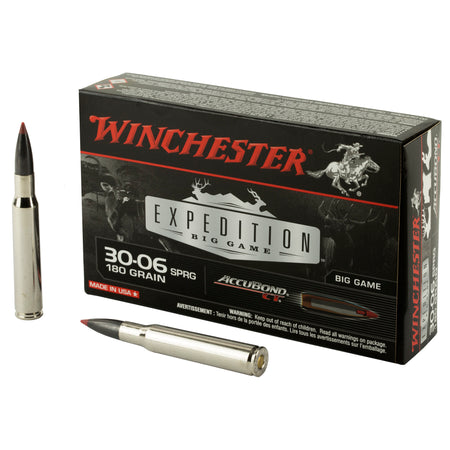 Winchester .30-06 Springfield Expedition Big Game AccuBond CT Polymer Tip 180 Grain 20/Box