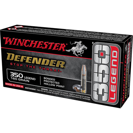 Winchester .350 Legend Defender Bonded Protected Hollow Point 160 Grain 20/Box