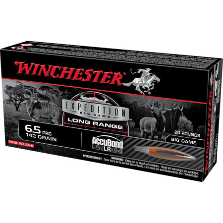 Winchester 6.5 PRC Expedition Big Game Nosler AccuBond Long-Range 142 Grain 20/Box