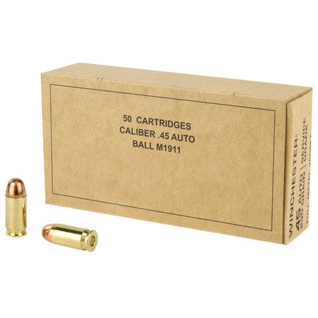Winchester Service Grade M1911 45 ACP 230 Grain Full Metal Jacket(FMJ)
