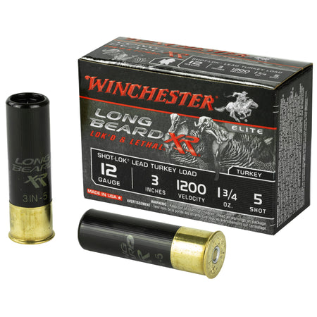 Winchester 12 Gauge Long Beard XR Shot-Lok Turkey #5 1-3/4 oz 3 in 10/Box