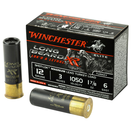 Winchester 12 Gauge Long Beard XR Shot-Lok Magnum Turkey #6 1-7/8 oz 3 in 10/Box