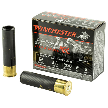Winchester 12 Gauge Long Beard XR Shot-Lok Turkey #5 2 oz 3.5 in 10/Box