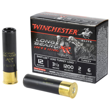 Winchester 12 Gauge Long Beard XR Shot-Lok Turkey #6 2 oz 3.5 in 10/Box