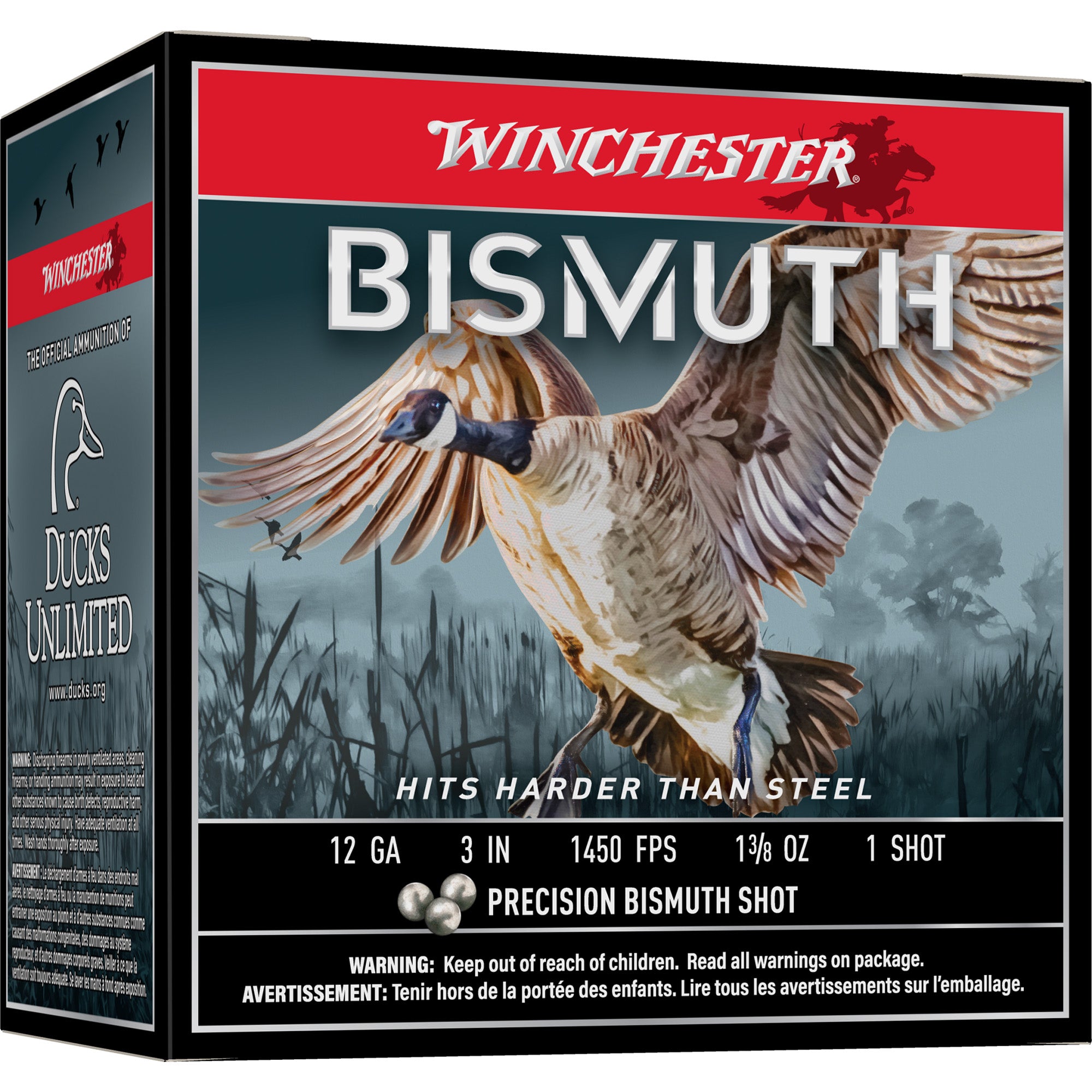 Winchester 12 Gauge Bismuth #1 1-3/8 oz 3 in 25/Box