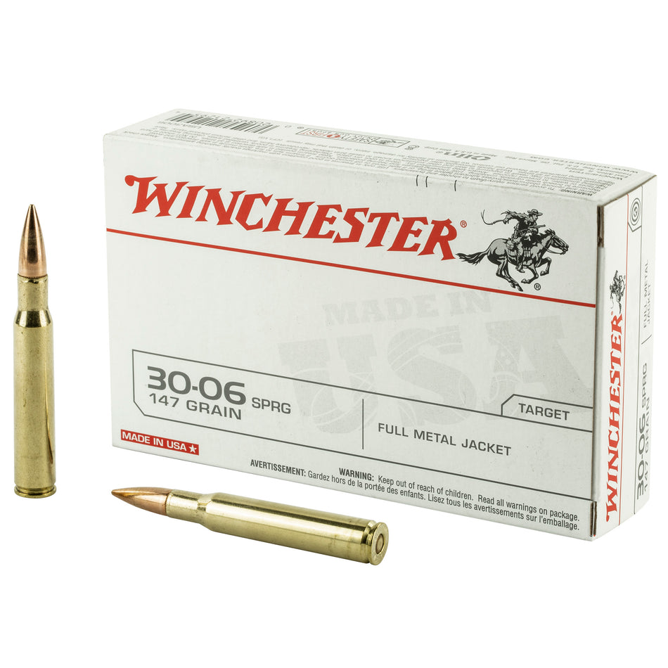 Winchester .30-06 Springfield USA Full Metal Jacket 147 Grain 20/Box