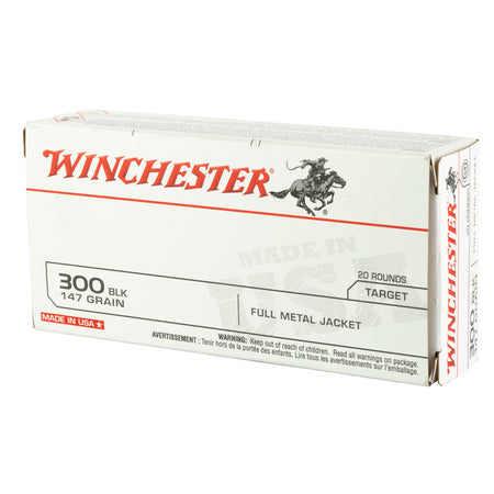 Winchester .300 AAC Blackout 147 gr Full Metal Jacket (FMJ)
