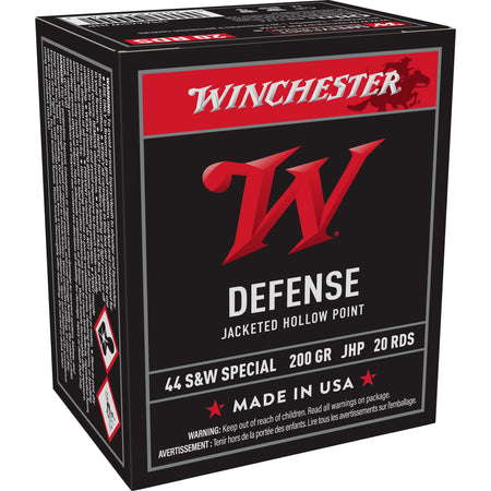 Winchester .44 S&W Special USA WHITE BOX Jacketed Hollow Point 200 Grain 20/Box