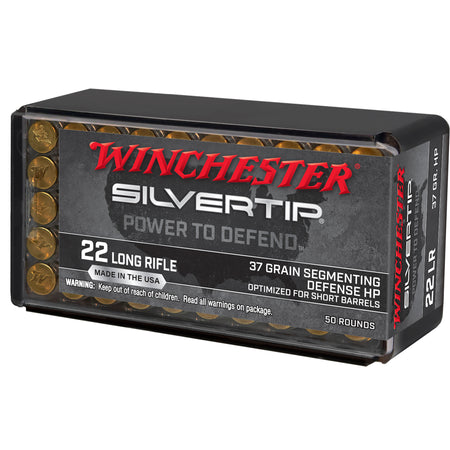 Winchester .22 Long Rifle Silvertip Silvertip Hollow Point 37 Grain 50/Box