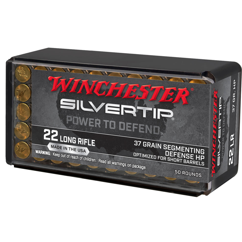 Winchester .22 Long Rifle Silvertip Silvertip Hollow Point 37 Grain 50/Box