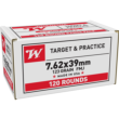 Winchester 7.62x39mm USA White Box Full Metal Jacket 123 Grain 20/Box [Item 272]