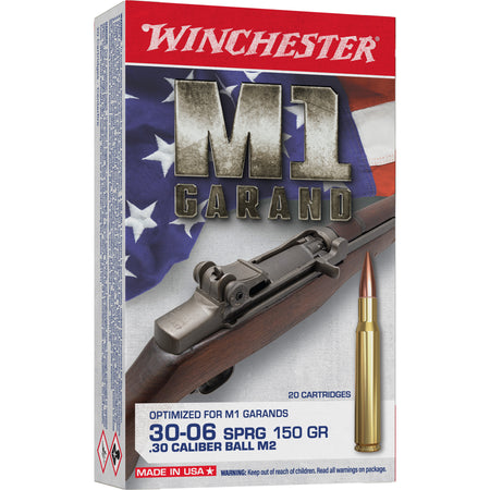 Winchester .30-06 Springfield Active Duty M2 Full Metal Jacket 150 Grain 20/Box