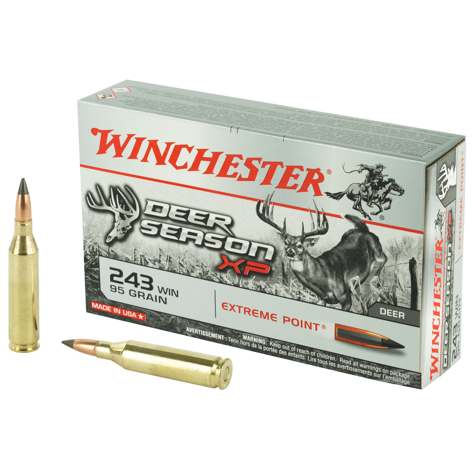 Winchester .243 Winchester Deer Season XP Extreme Point 95 Grain 20/Box