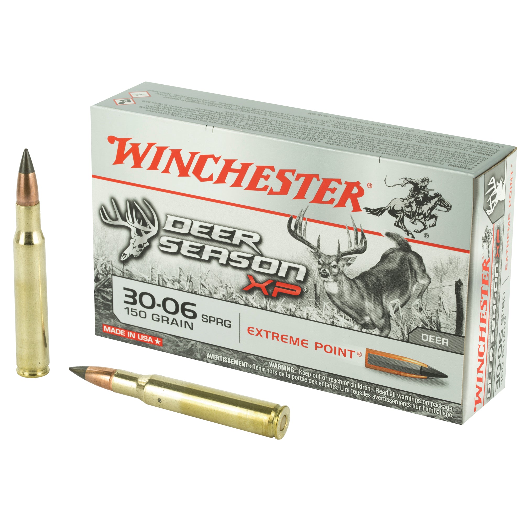 Winchester .30-06 Springfield Deer Season XP Extreme Point 150 Grain 20/Box