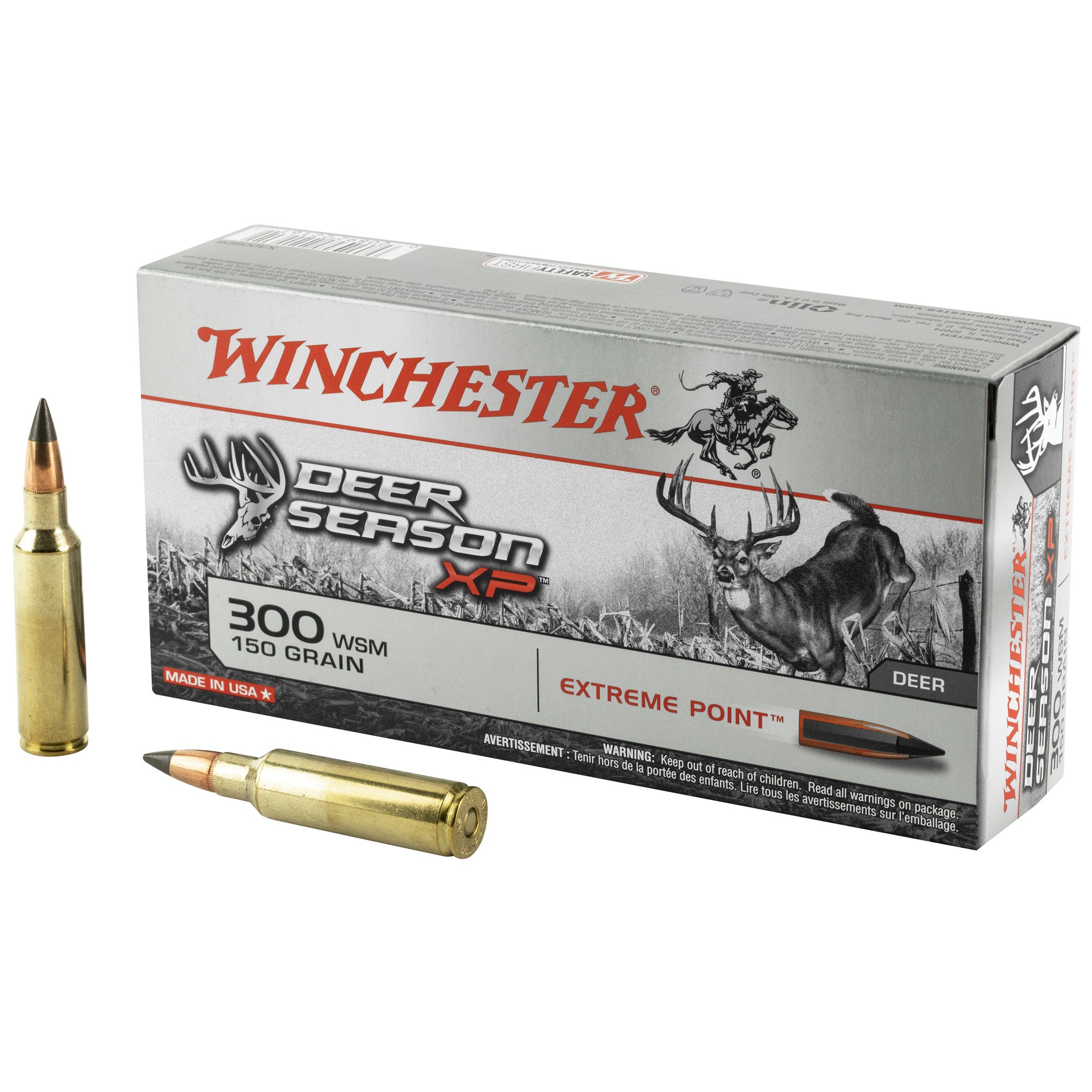 Winchester .300 WSM Deer Season XP Extreme Point 150 Grain 20/Box