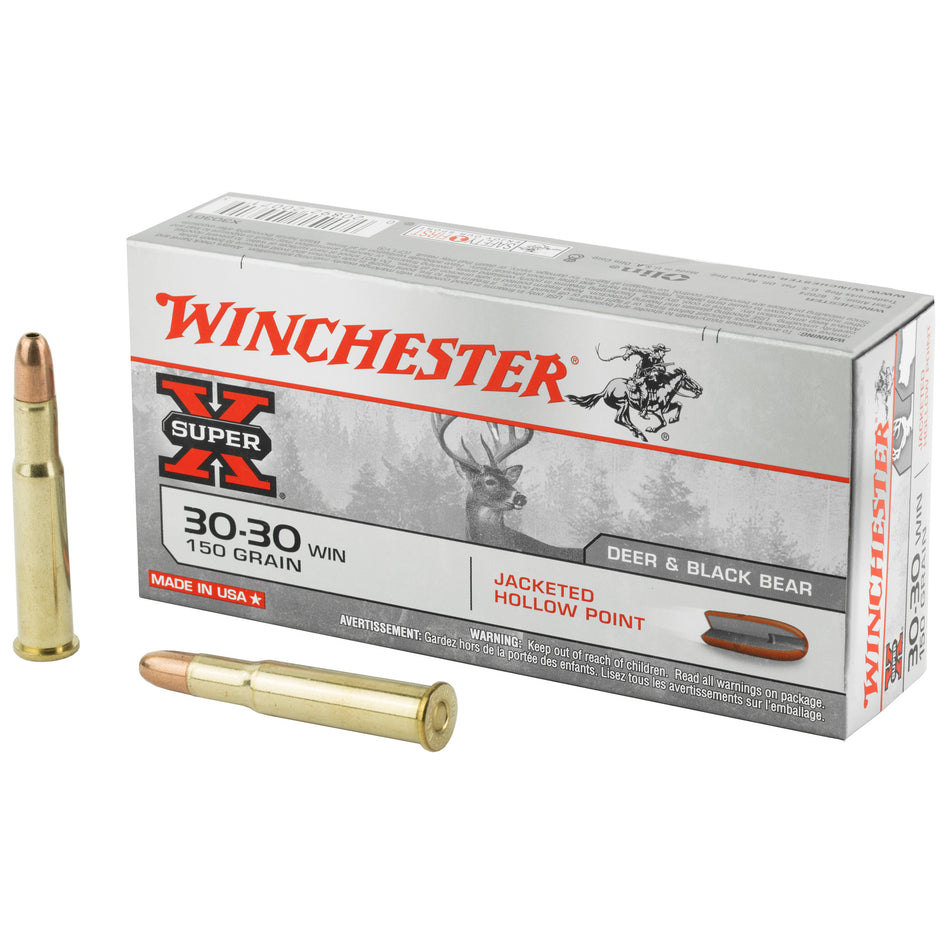 Winchester .30-30 Winchester Super-X Jacketed Hollow Point 150 Grain 20/Box
