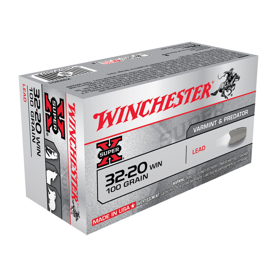 Winchester .32-20 Winchester Super-X Lead 100 Grain 50/Box
