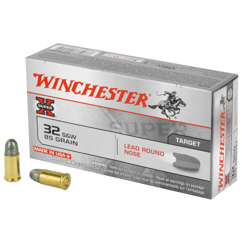 Winchester .32 S&W Long SUPER-X Lead Round Nose 85 Grain 50/Box