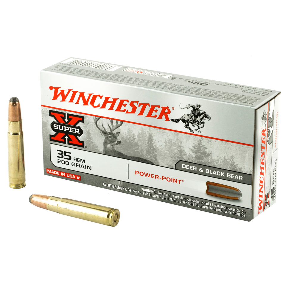 Winchester .35 Remington Super-X Power-Point Pointed Soft Point 200 Grain 20/Box