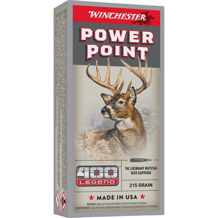 Winchester .400 Legend Power-Point Jacketed Soft Point 215 Grain 20/Box