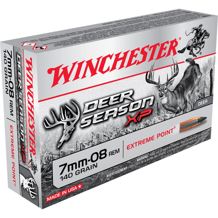 Winchester 7mm-08 Remington Deer Season XP Extreme Point 140 Grain 20/Box