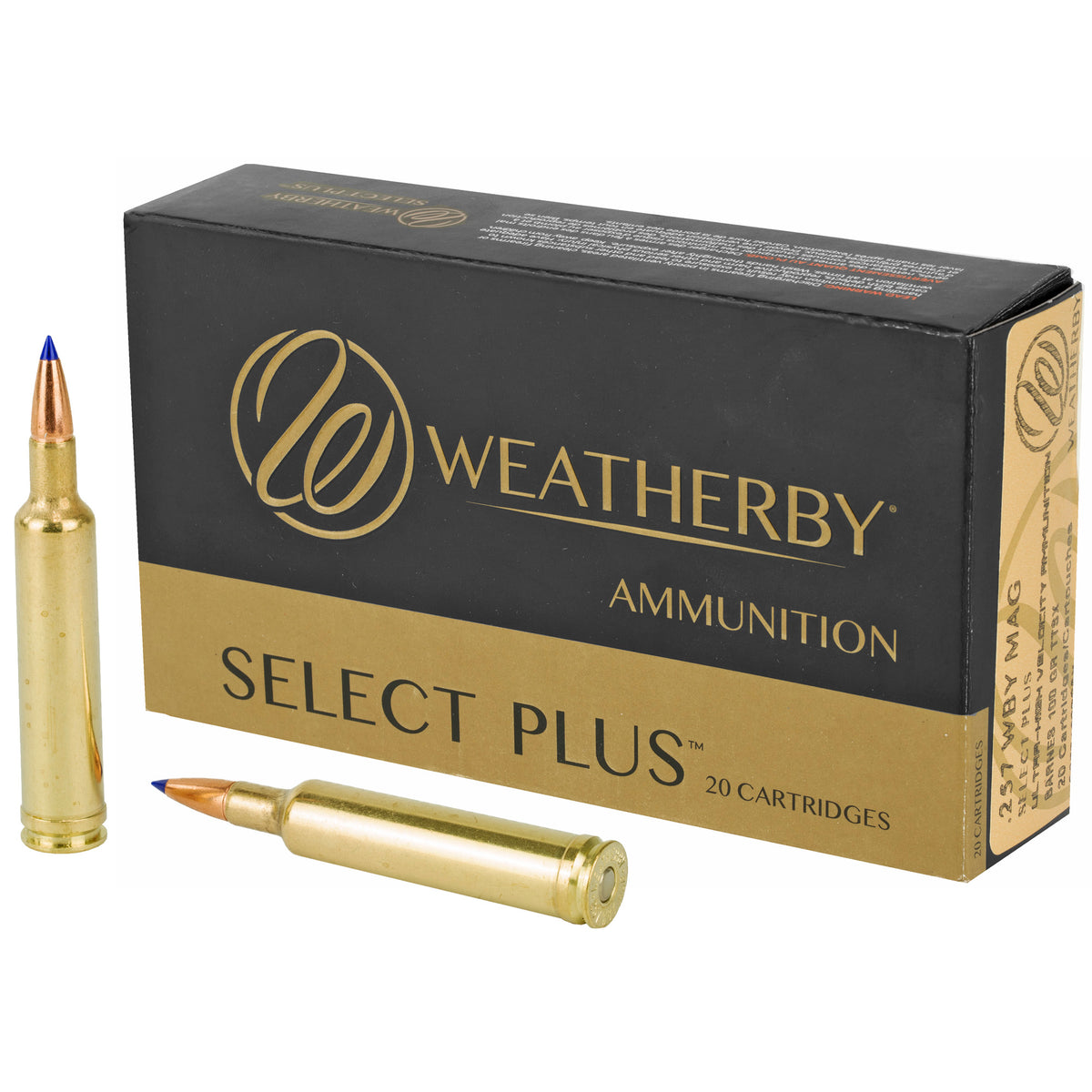 Weatherby .257 Weatherby Mag Select Plus Barnes Tipped TSX Lead Free 100 Grain 20/Box