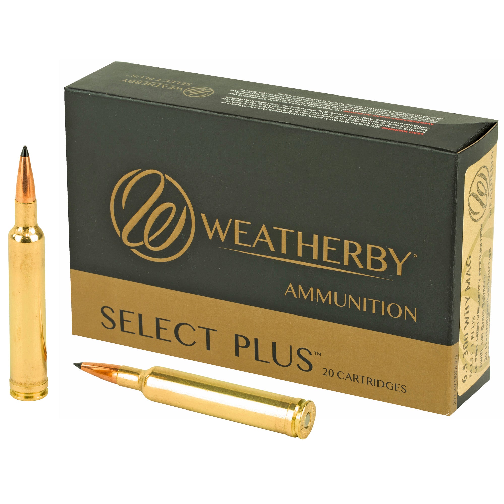 Weatherby 6.5-300 Weatherby Mag Select Plus Scirocco II Swift Scirocco II 130 Grain 20/Box