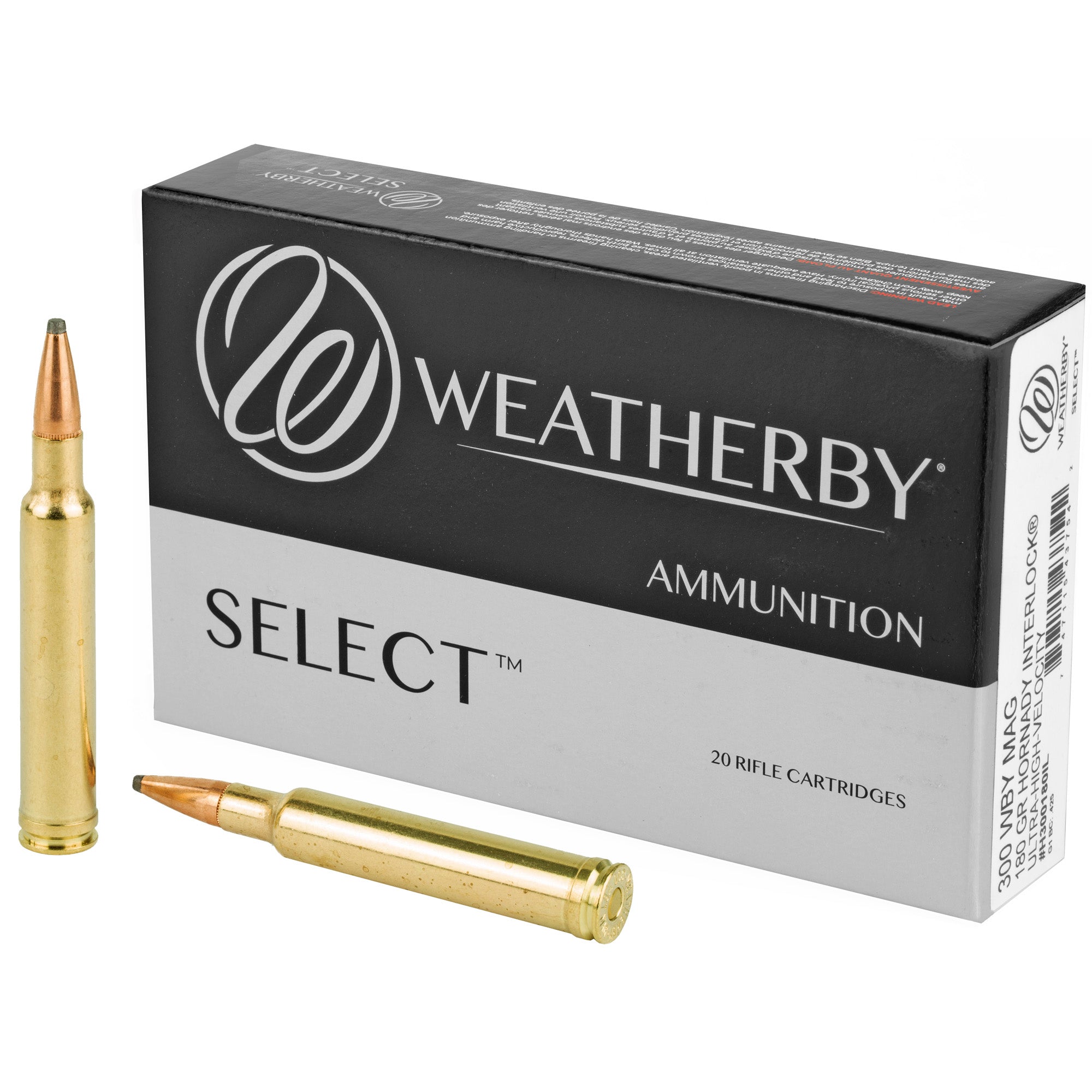 Weatherby .300 Weatherby Mag Select Norma Hornady Interlock 180 Grain 20/Box