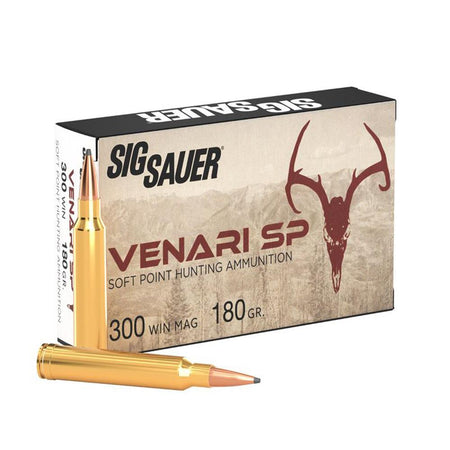 Sig Sauer .300 Winchester Mag Venari Soft Point 180 Grain 20/Box