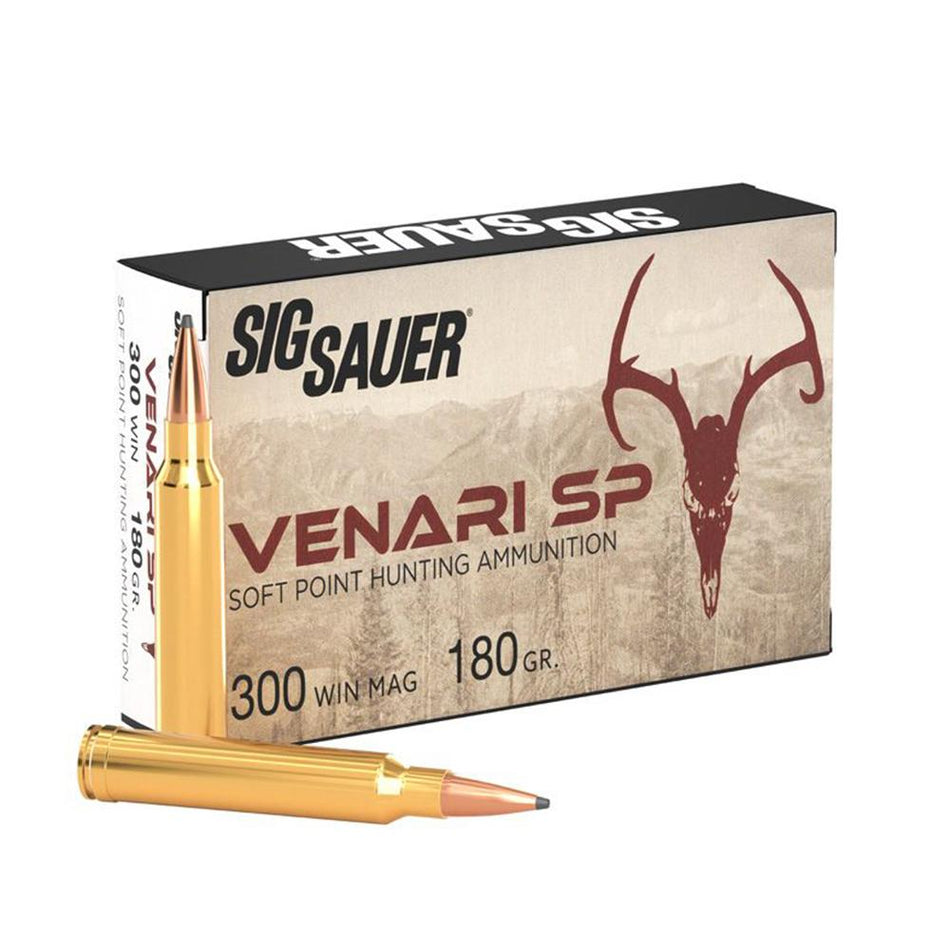Sig Sauer .300 Winchester Mag Venari Soft Point 180 Grain 20/Box