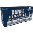 Fiocchi .357 Magnum Pistol Shooting Dynamics Full Metal Jacket Truncated Cone 142 Grain 50/Box