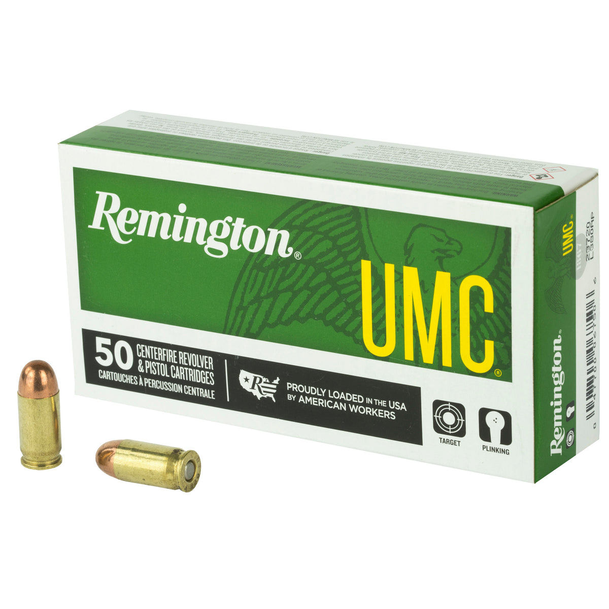 Remington .380 ACP/Auto UMC Full Metal Jacket 95 Grain 50/Box