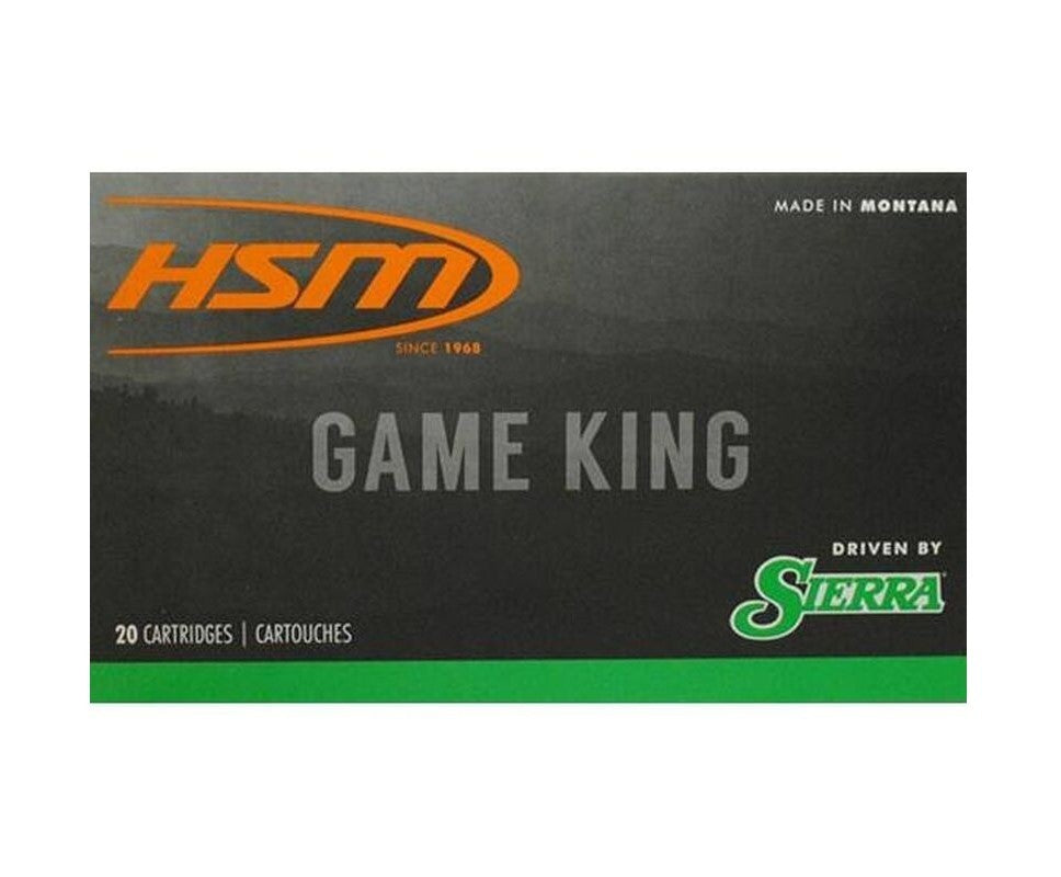 HSM .25-06 Remington Sierra GameKing Spitzer Boat Tail 100 Grain 20/Box