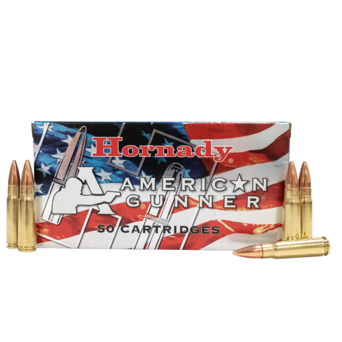 Hornady 7.62x39mm American Gunner Hollow Point Match 123 Grain 50/Box