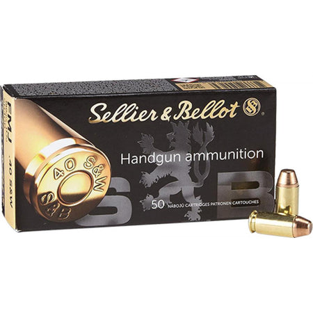 Sellier and Bellot .40 S&W Handgun Full Metal Jacket 180 Grain 1000/Box