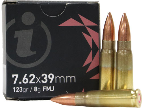 Igman 7.62x39mm  Full Metal Jacket 123 Grain 15/Box [Item 2337]