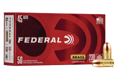 Federal .45 ACP/Auto Champion Training Full Metal Jacket 230 Grain 50/Box [Item 440]