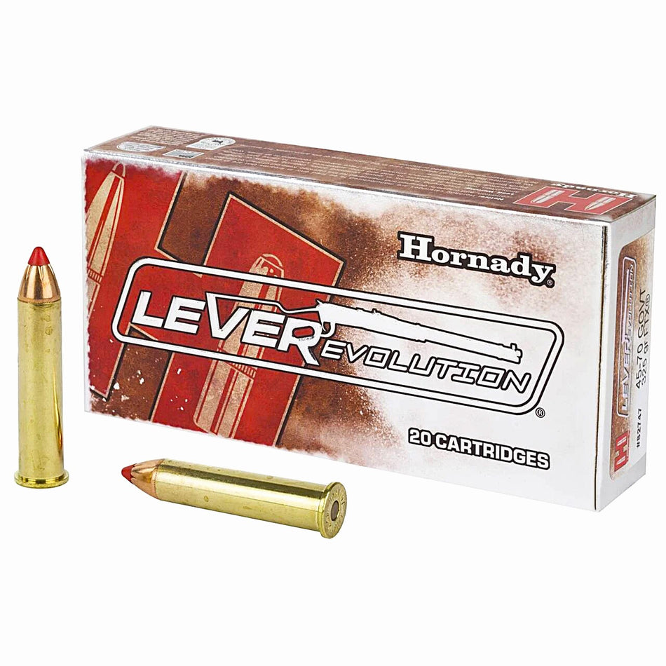 Hornady LEVERevolution 45-70 Gov 325 gr 2050 fps FTX 20 Per Box - 200/Case