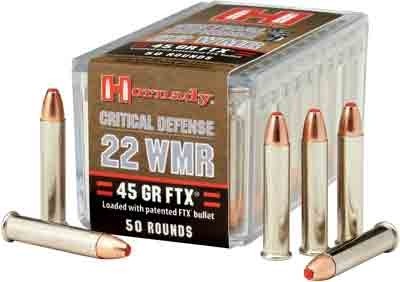 Hornady .22 Magnum / WMR Critical Defense Flex Tip eXpanding 45 Grain 50/Box