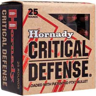 HORNADY CRITICAL DEFENSE 32NAA-80GR FTX 25RD 10BX/CS