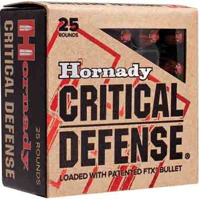 Hornady .38 Special Critical Defense +P Hornady Flex Tip eXpanding 110 Grain 25/Box