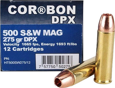 Cor-Bon .500 S&W Mag DEP PENTRAT X-B DPX 275 Grain 12/Box