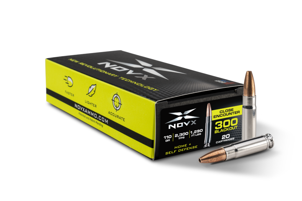 NovX .300 AAC Blackout Close Encounter Fragmenting Copper Hollow Point 110 Grain 20/Box