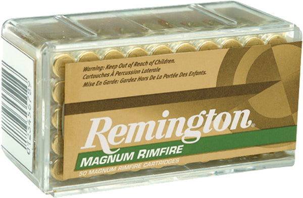 Remington .22 Magnum / WMR Magnum Rimfire Pointed Soft Point 40 Grain 500/Box 1910 FPS